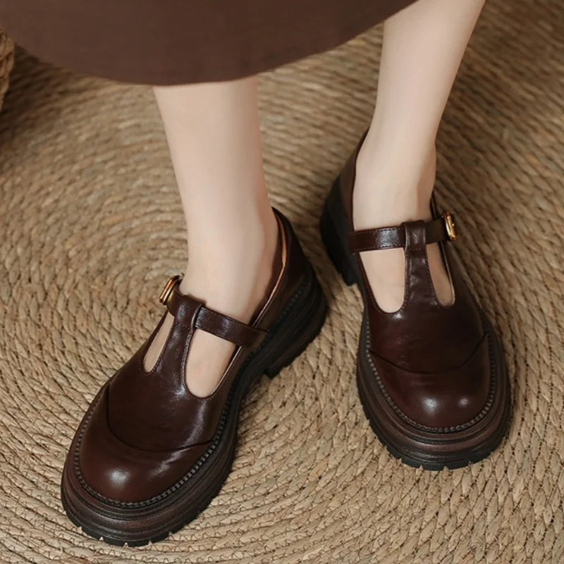 Farisse T-bar Mary janes