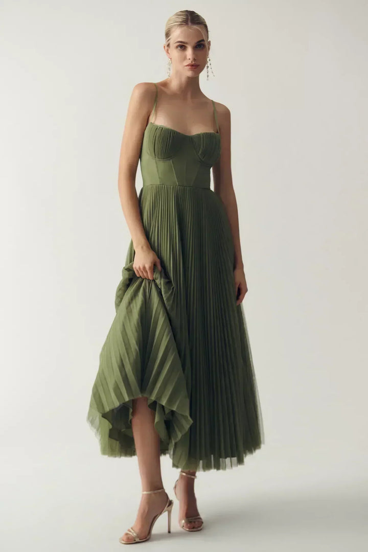 Olivia – Modern Elegance — Open Back Dress